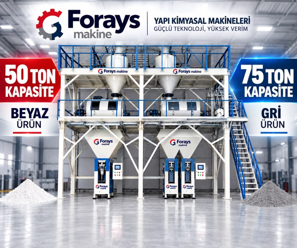 125 ton yapı kimyasal üretim makinesi