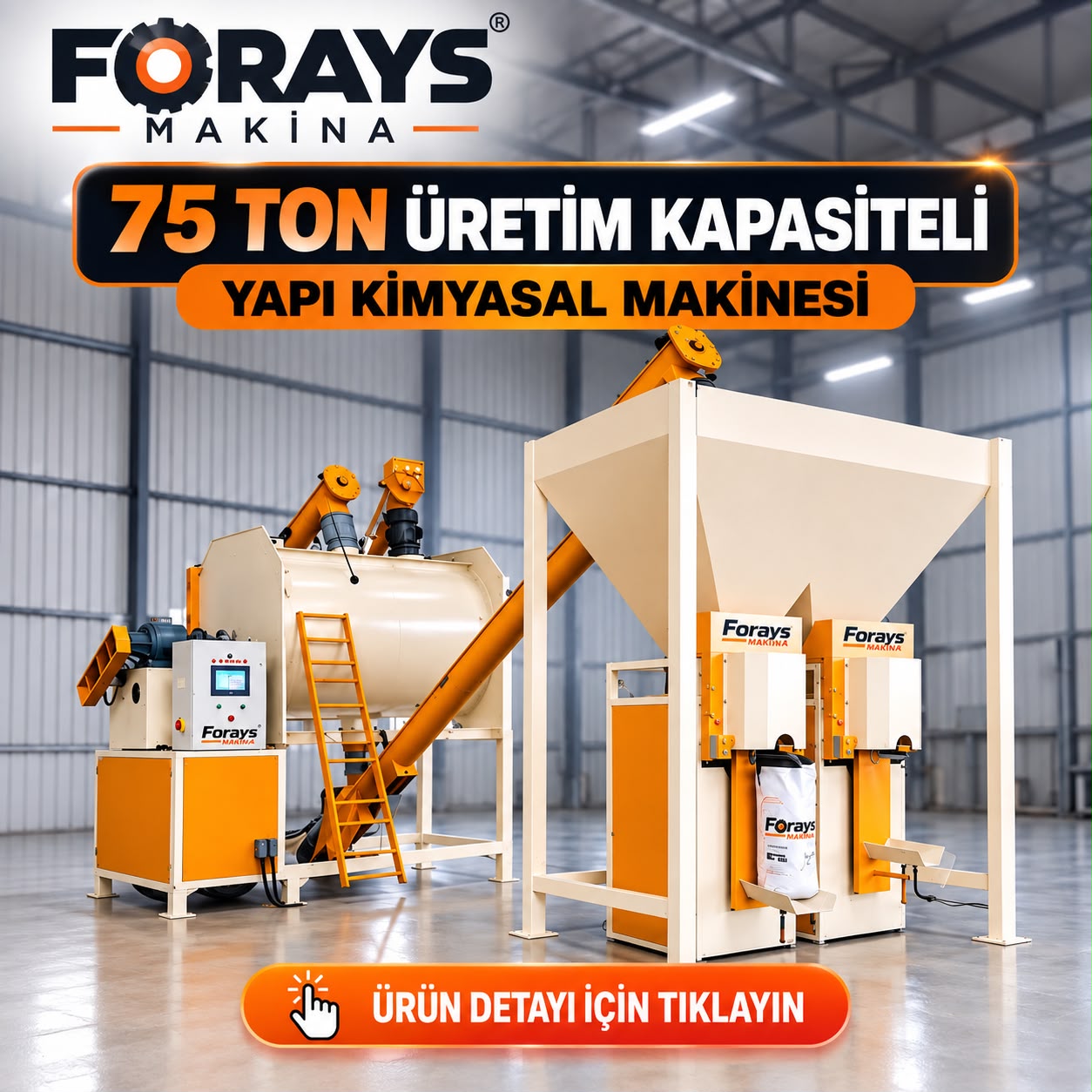 75 ton yapi kİmyasal Ütrtİm makİnesİ
