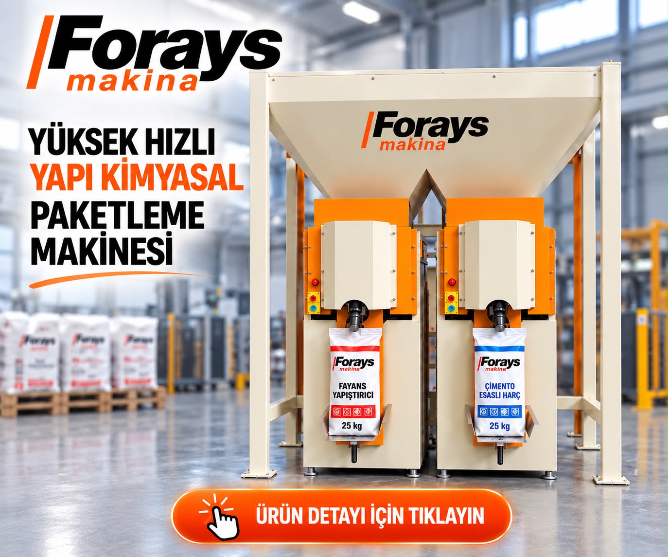 yÜksek hizli yapi kİmyasal paketleme makİnesİ